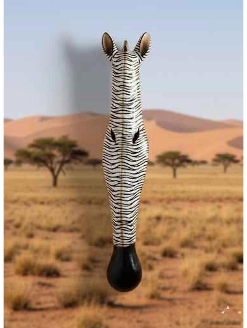 Unique   Tribal Vintage Zebra mask
